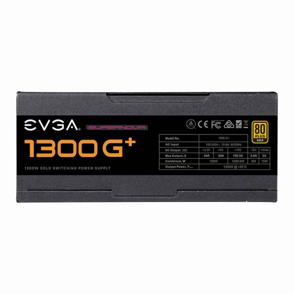 (image for) EVGA SuperNOVA G+ 1300 Watt Modular Power Supply/PSU